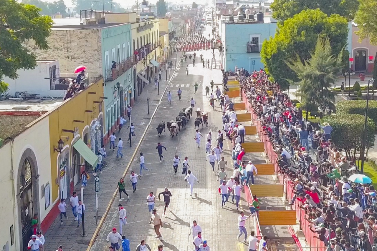 Huamantla se prepara para la adrenalina del segundo encierro estilo Pamplona